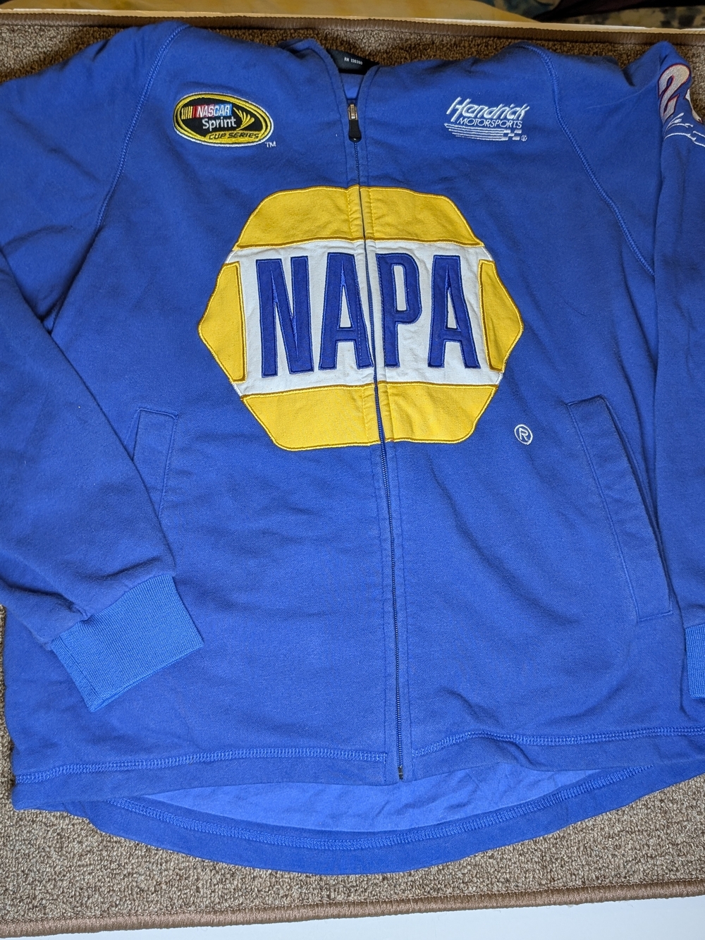 Vintage Nascar Sprint Cup Napa Racing Jacket Full Zip Mens M